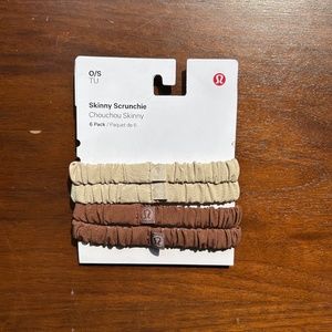 4 Lululemon Skinny Scrunchies
